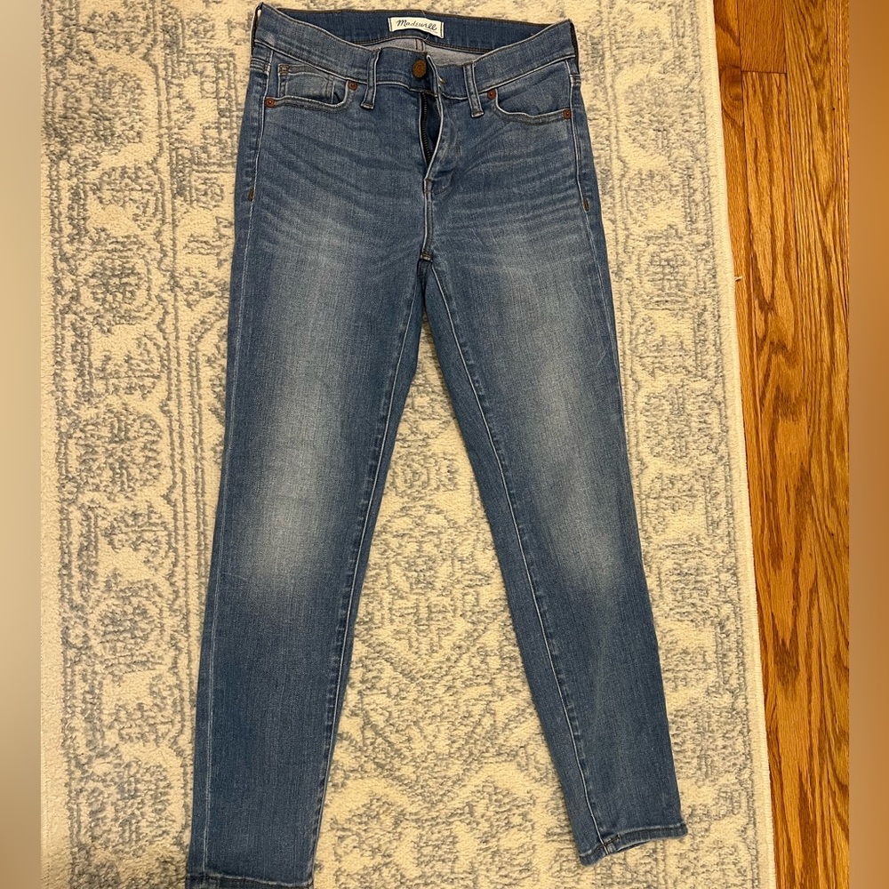 Madewell high Rise Crop Skinny Jeans